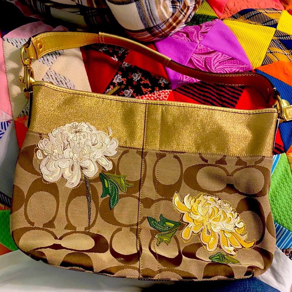 Floral Coach Bag - Picture 1 of 4